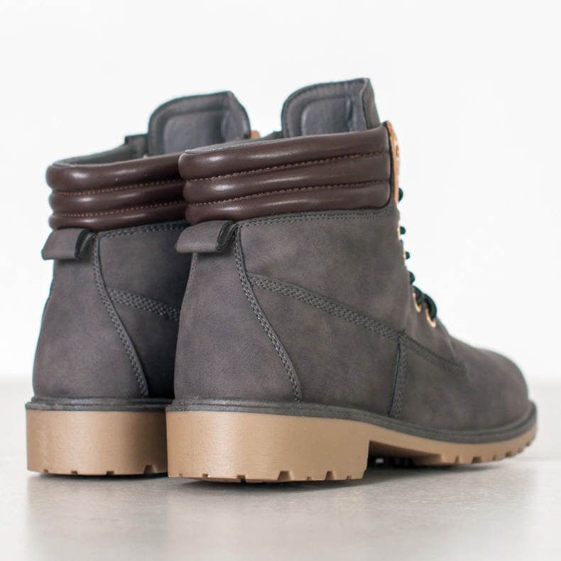 SHELOVET Stylish Trappers grey 1