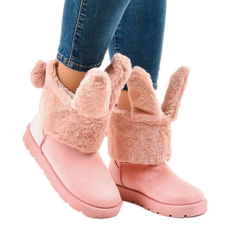 Insulated pink eskimo boots NB137 1