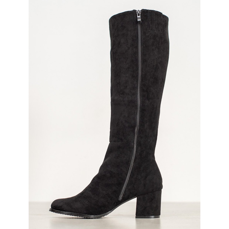 Goodin Classic suede boots black 1