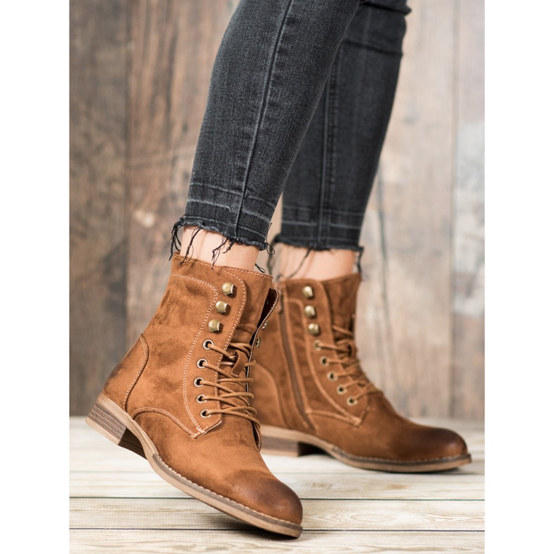 Goodin Elegant Suede Trappers brown 1