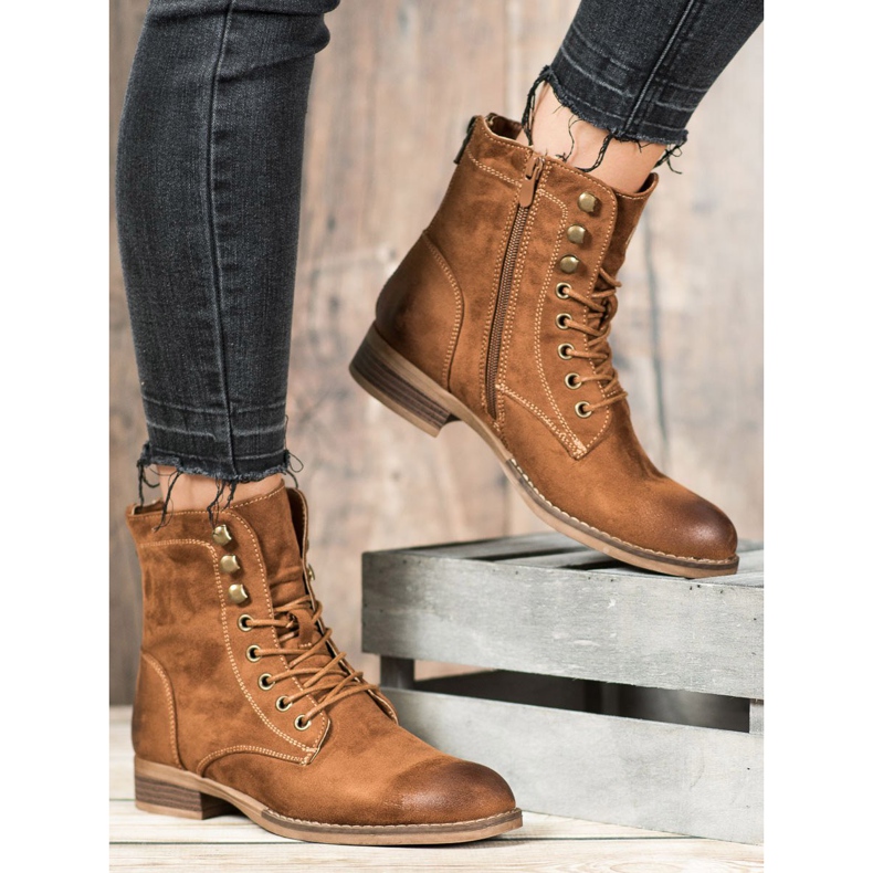 Goodin Elegant Suede Trappers brown 2