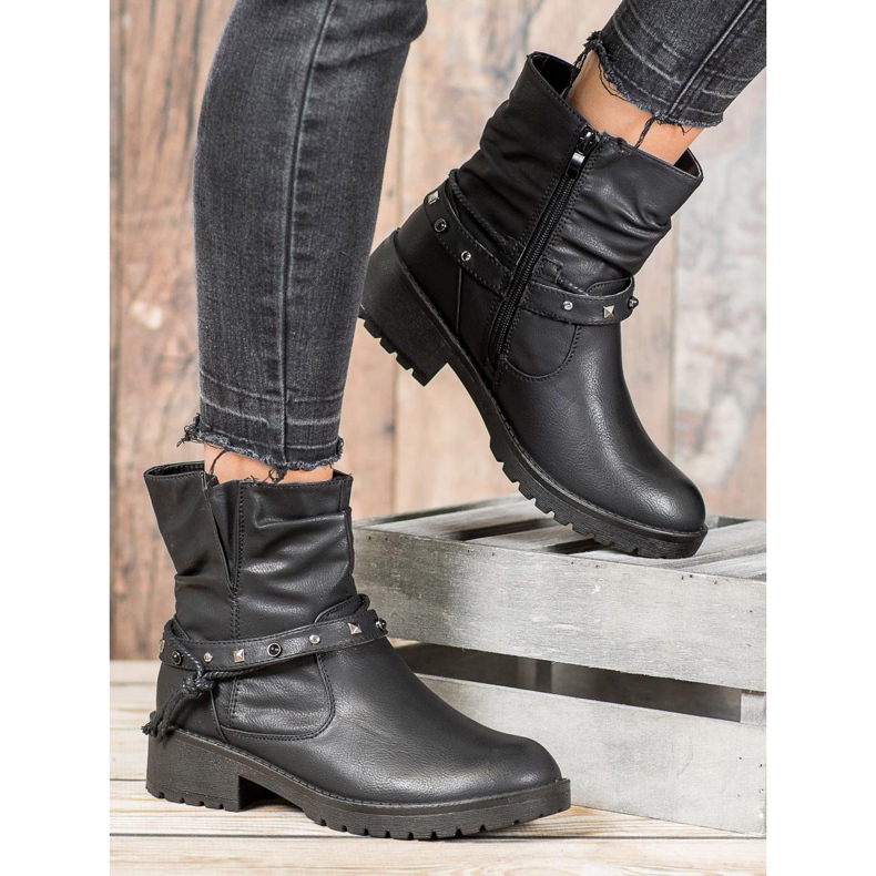 J. Star Workers With Decorative Belt black 2