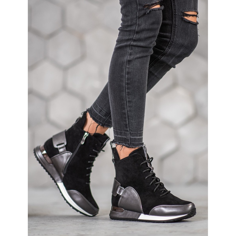 Goodin Fashion Sneakers black grey 2