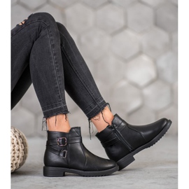 BLESS Black Boots With Buckle 1