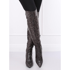 Over-the-knee boots DA28 Black Snake multicolored 2