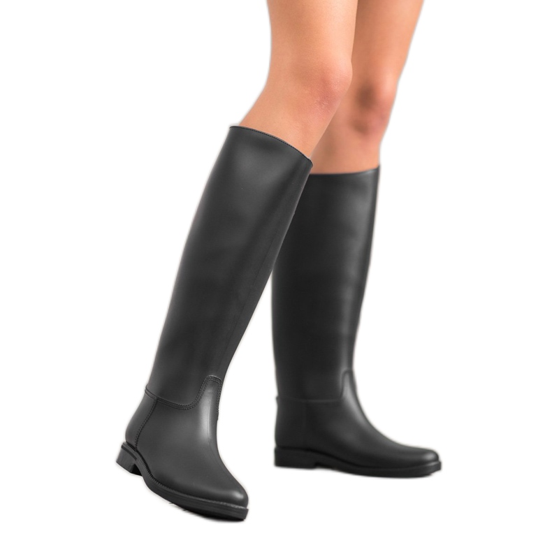 SHELOVET Black galoshes 1