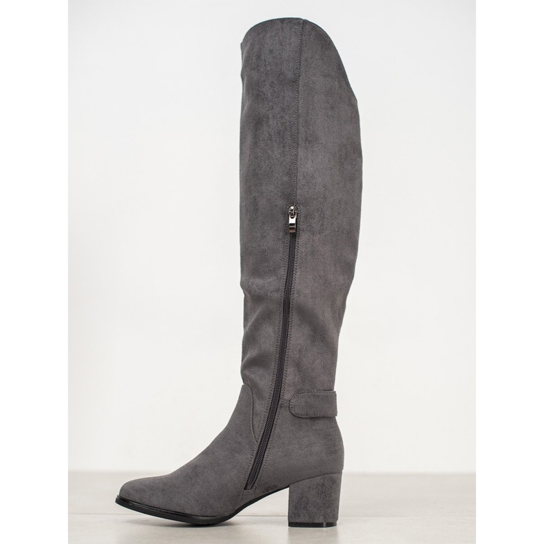 Goodin Warm boots above the knee grey 1