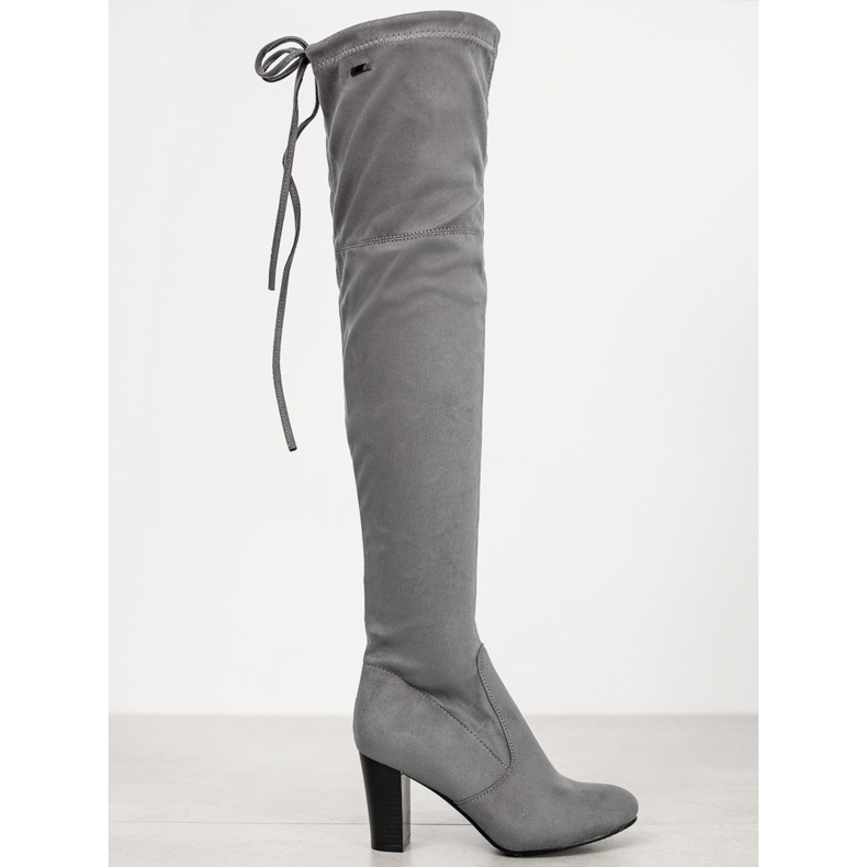 Vesuvio Gray Boots On The Post grey 1