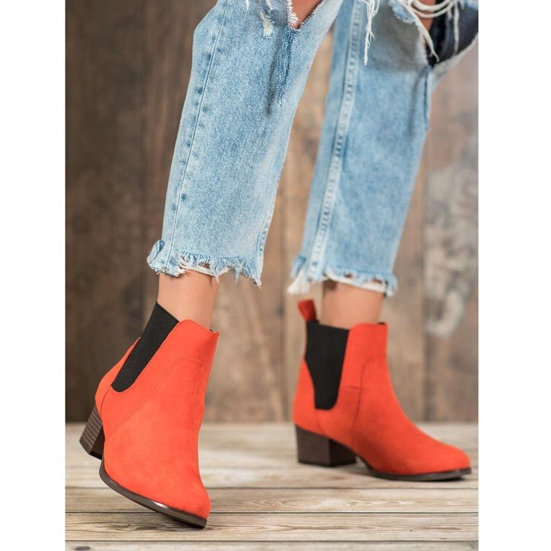 Kylie Classic Chelsea boots orange 2 Kylie Classic Chelsea boots orange 2