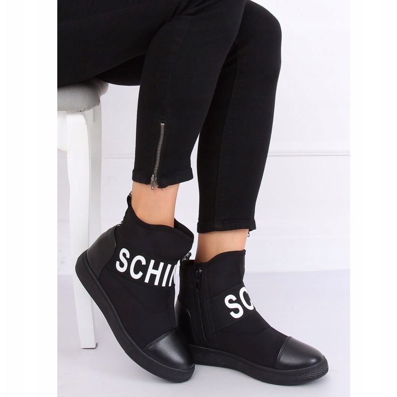 Black neoprene boots XY-38 Black 2