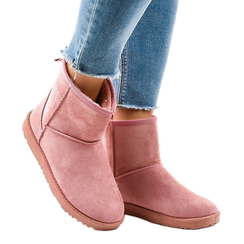 Warm pink eskimo boots B207-3 1