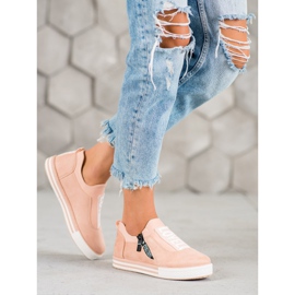 SHELOVET Fashion Slip-On Sneakers pink 1