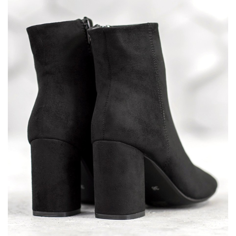 Super Mode High Booties On A Post black 1
