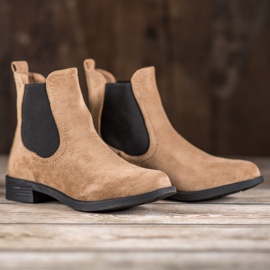 Ideal Shoes Casual Chelsea boots brown 1