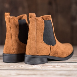 Ideal Shoes Casual Chelsea boots brown 1