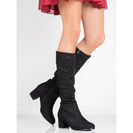 Wilady Classic suede boots black 1