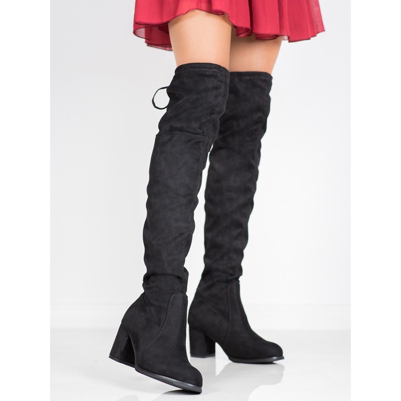 J. Star Slip-on Boots On A Post black 2