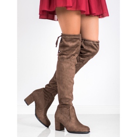 J. Star Slip-on Boots On A Post multicolored khaki 1