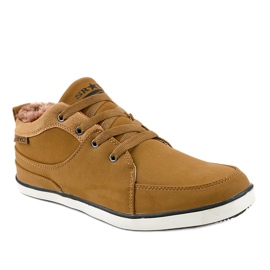 Brown insulated men's sneakers 14M476 1 Brown insulated men's sneakers 14M476 1