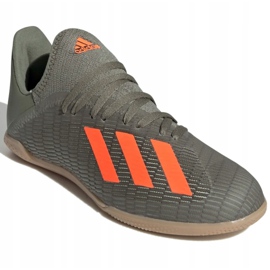Indoor shoes adidas X 19.3 In Jr EF8376 grey grey 3