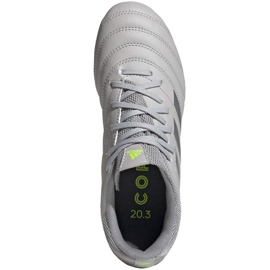 Adidas Copa 20.3 Fg Jr EF8332 football boots grey grey 1