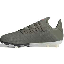 Adidas X 19.3 Fg Jr EF8374 football boots grey grey 2