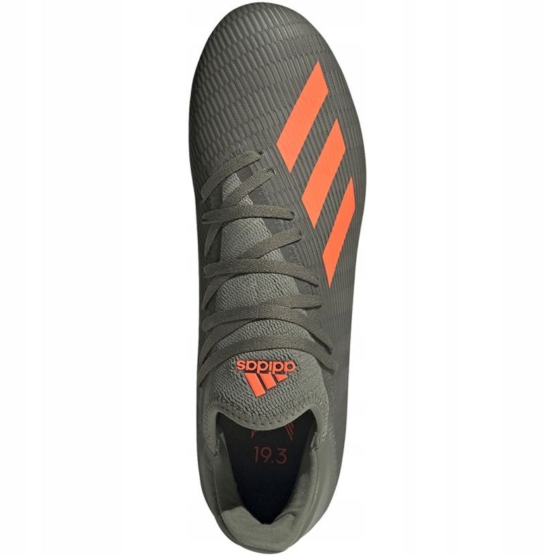 Adidas X 19.3 Fg M EF8365 football boots green grey 1 Adidas X 19.3 Fg M EF8365 football boots green grey 1