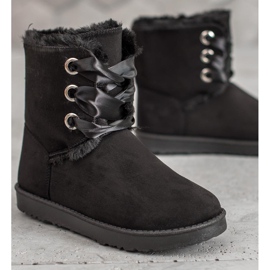 Kylie Tied snow boots black 1