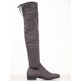 SHELOVET Gray Over The Knee Boots grey 1