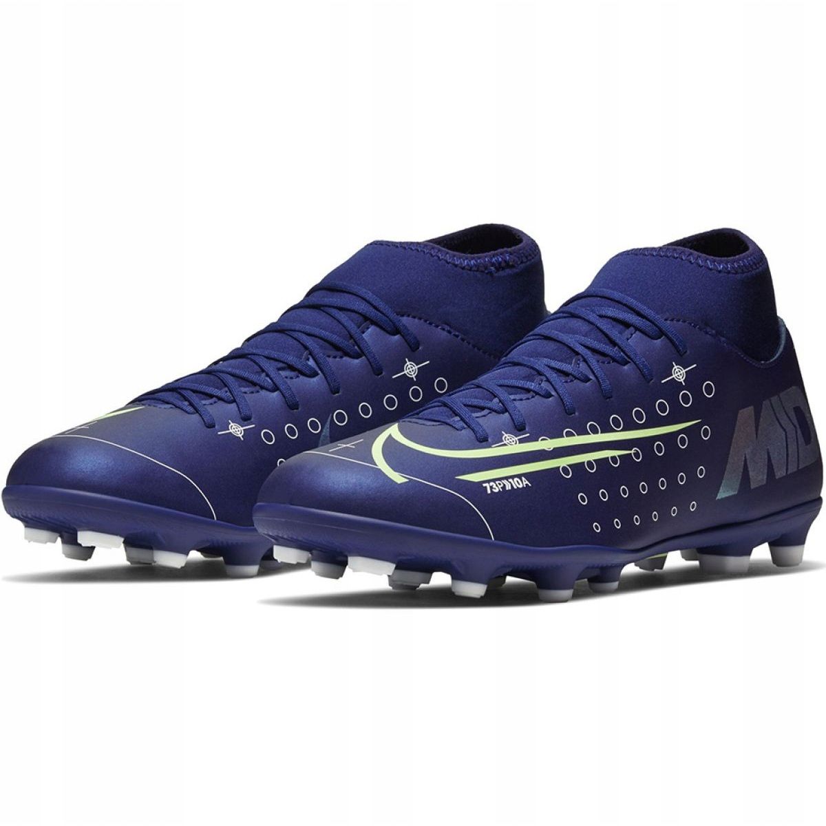 Nike Mercurial Superfly 7 Club Mds FG MG Jr BQ5418 401 football shoe blue navy blue