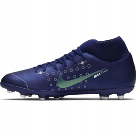 Nike Mercurial Superfly 7 Club Mds FG / MG Jr BQ5418 401 football shoe navy blue blue 2