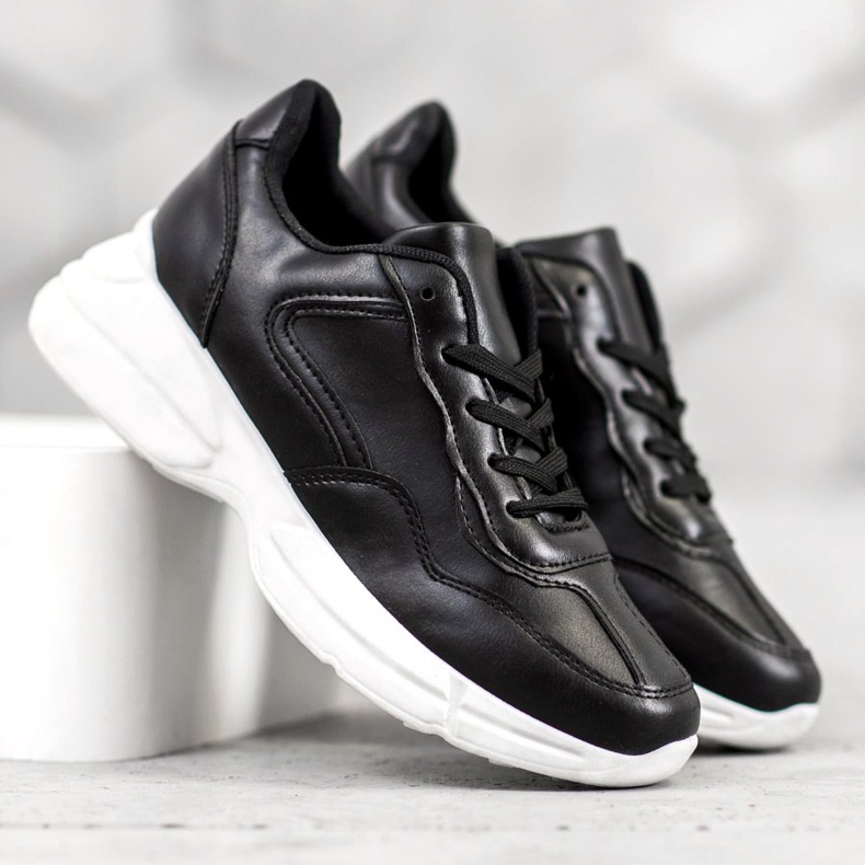 SHELOVET Black Sneakers 2