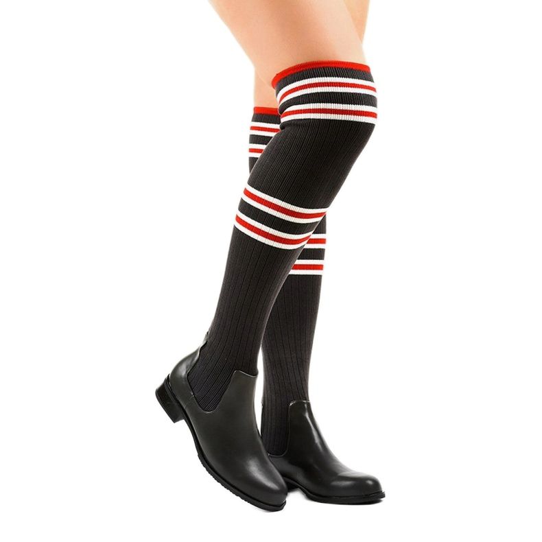 Gray musketeer boots sock FD-69 grey 1