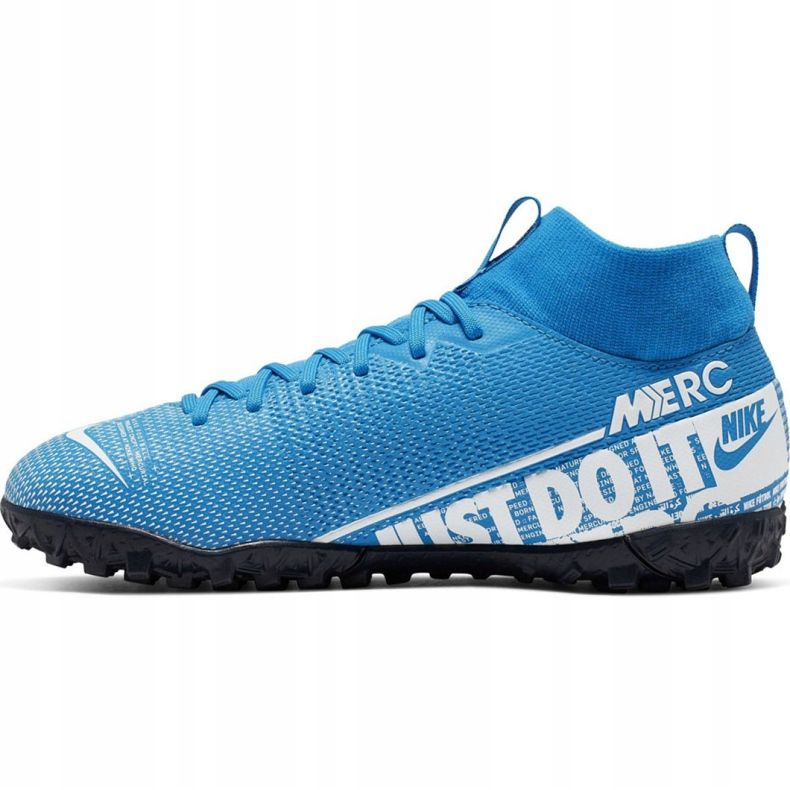 Nike Mercurial Superfly 7 Academy Tf Jr AT8143 414 soccer shoes multicolored blue 1