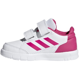 Shoes adidas Altasport Cf I Jr D96846 white purple 2