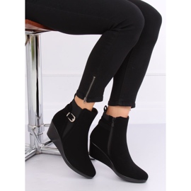 Black Black wedge boots 6778-2 Black 2 Black Black wedge boots 6778-2 Black 2