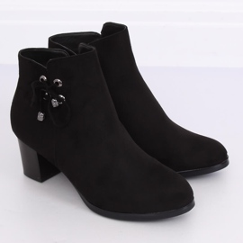 Boots on a comfortable heel black CK55 Black 2