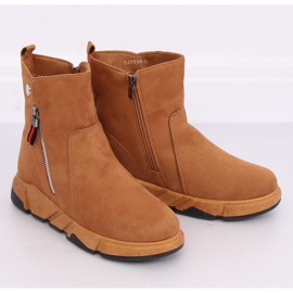 Boots in a sporty camel style SJ1938 Camel brown 2