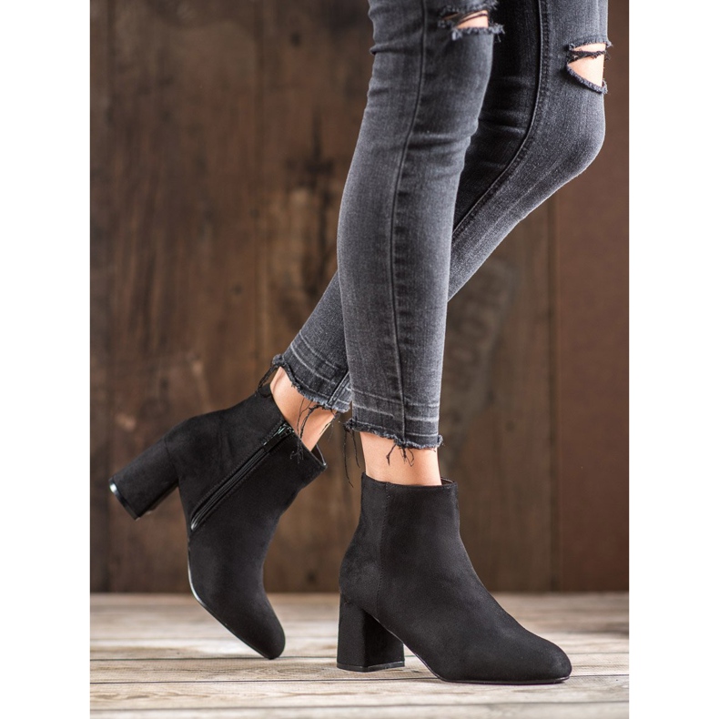SHELOVET Classic suede boots black 2 SHELOVET Classic suede boots black 2