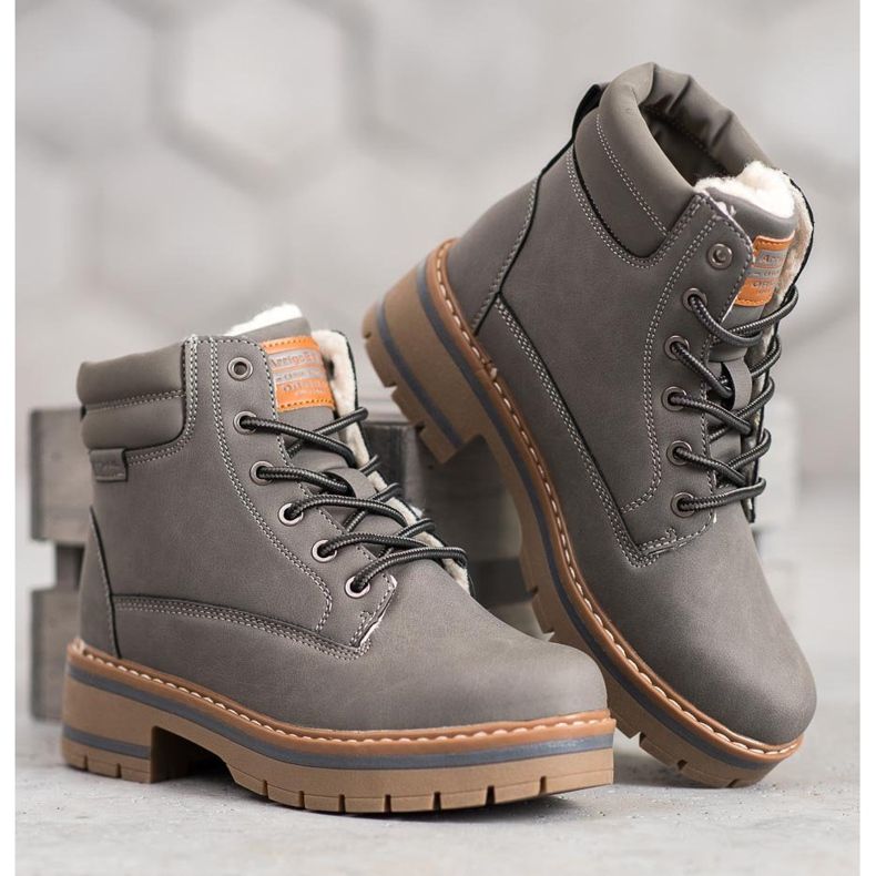 Arrigo Bello Warm hiking boots grey 1