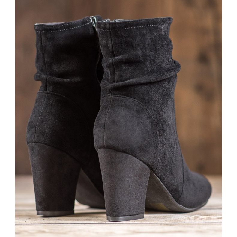 SHELOVET High suede boots black 1 SHELOVET High suede boots black 1