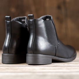 SHELOVET Classic boots with a zipper black 1