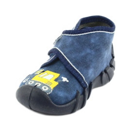 Befado children's shoes 525P012 navy blue yellow 2