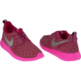Nike Rosherun Print Gs W 677784-606 shoes pink 1