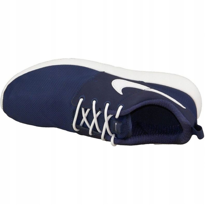 Nike Roshe One Gs W 599728-416 shoes white navy blue 2 Nike Roshe One Gs W 599728-416 shoes white navy blue 2