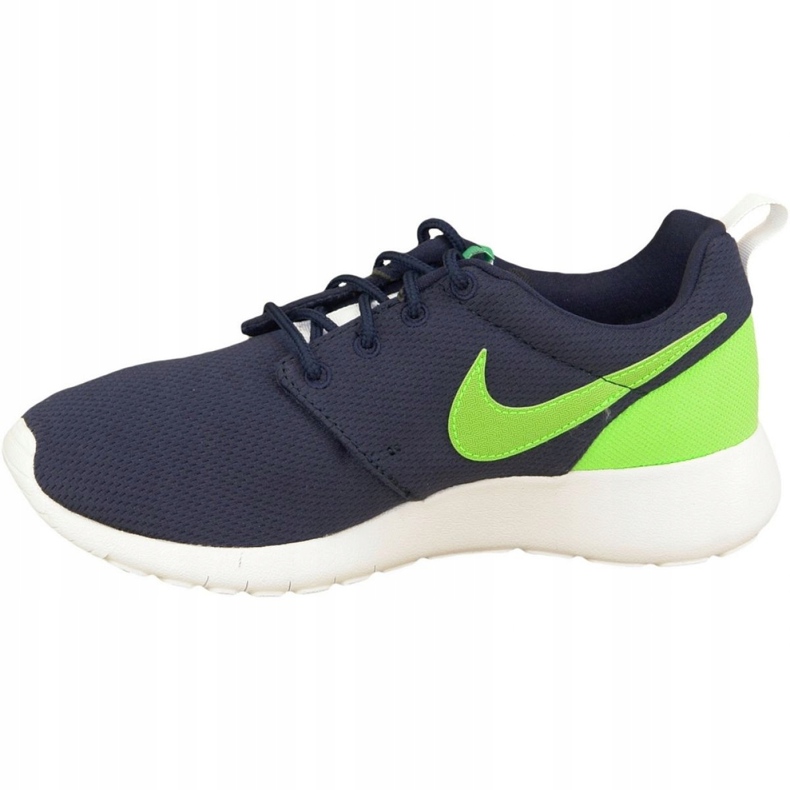 Nike Roshe One Gs W 599728-413 shoes navy blue green 1