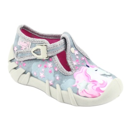 Befado children's shoes 110P363 pink grey 1