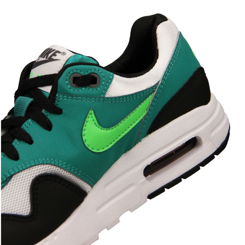 Nike Air Max 1 Gs Jr 807602-111 shoes black multicolored green 1