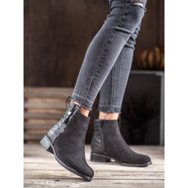 Erynn Boots With Decorative Zipper black 1