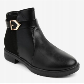 Black Flat Chelsea Boots, Warm - Fashionable Shoes Black Flat Chelsea Boots, Warm - Fashionable Shoes